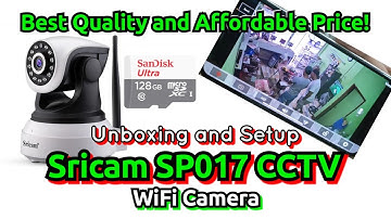How to setup IP camera SRICAM SP017 - Security Camera - Full Tutorial Step-by-Step guide