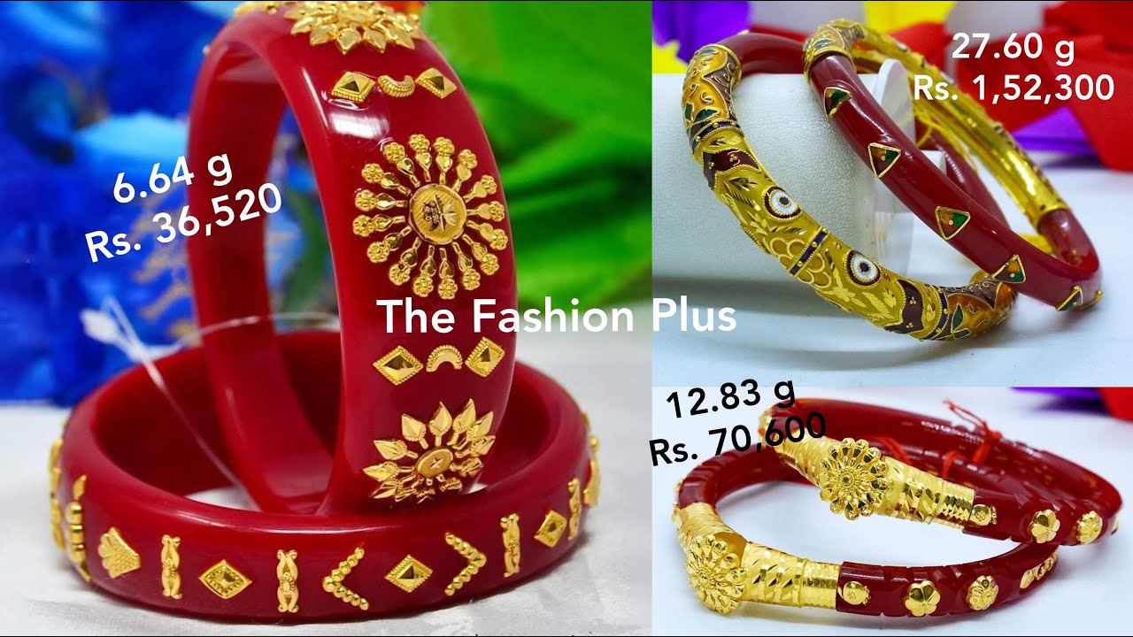 Indian Bengali 8 pcs Sankha Pola Red White Bangles 2 designs together 2.6'  | eBay