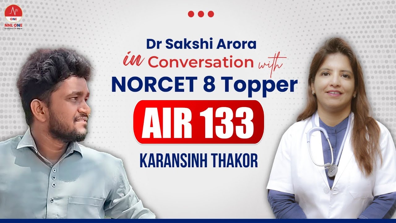 Interview with NORCET 8 Topper AIR 133 Karan Sinh with Dr Sakshi Arora | Success Stories | NNL ONE