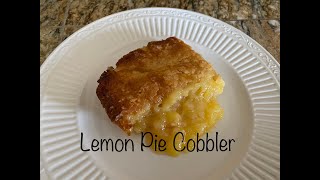 Lemon Pie Cobbler