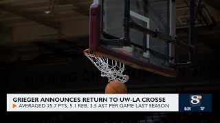 Grieger announces return to UW-La Crosse