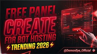 𝗛𝗼𝘄 𝘁𝗼 𝗰𝗿𝗲𝗮𝘁𝗲 𝗮 𝗳𝗿𝗲𝗲 𝗯𝗼𝘁 𝗵𝗼𝘀𝘁𝗶𝗻𝗴 𝗽𝗮𝗻𝗻𝗲𝗹 𝟮𝟬𝟮𝟲 | 𝟮𝟰/𝟳 𝗼𝗻𝗹𝗶𝗻𝗲 (𝗻𝗼 𝗱𝗼𝘄𝗻𝘁𝗶𝗺𝗲)