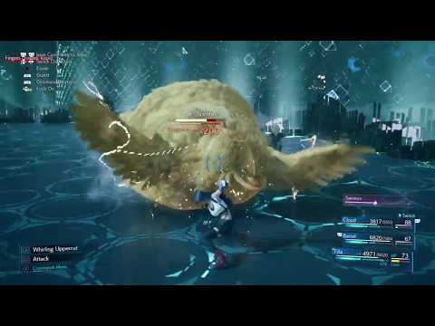 Final Fantasy VII Remake - Fat Chocobo Boss Fight (Also How To Complete The Stagger Effect Part 3)