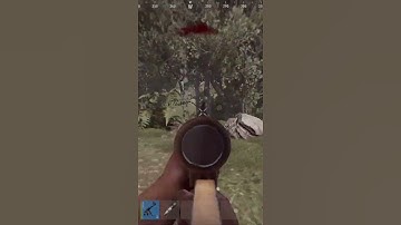 Naked with a Custom SMG On Rust 1v2 #shorts #rust #solo