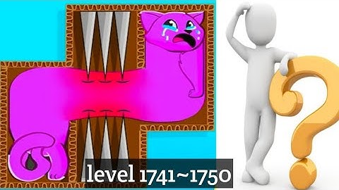 Puzzle Cats - level 1741~1750 Solve 