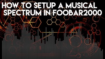 How to setup a Musical Spectrum for your stream using Foobar2000