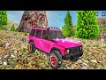 Pink Off-Road King Car Se Pahadon Par Khatarnak Driving | Android Gameplay