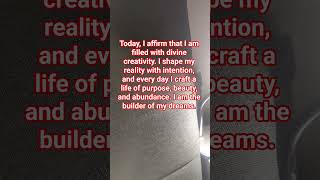 Affirmation of the day #IamThatIam