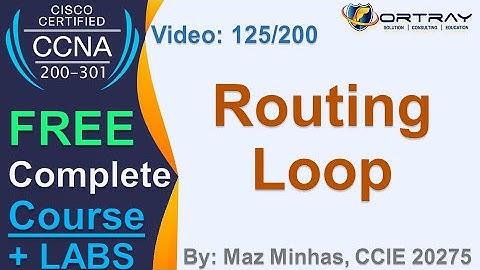 Free CCNA | 125- Routing Loop | Day 6 | CCNA 200-301 Complete Course