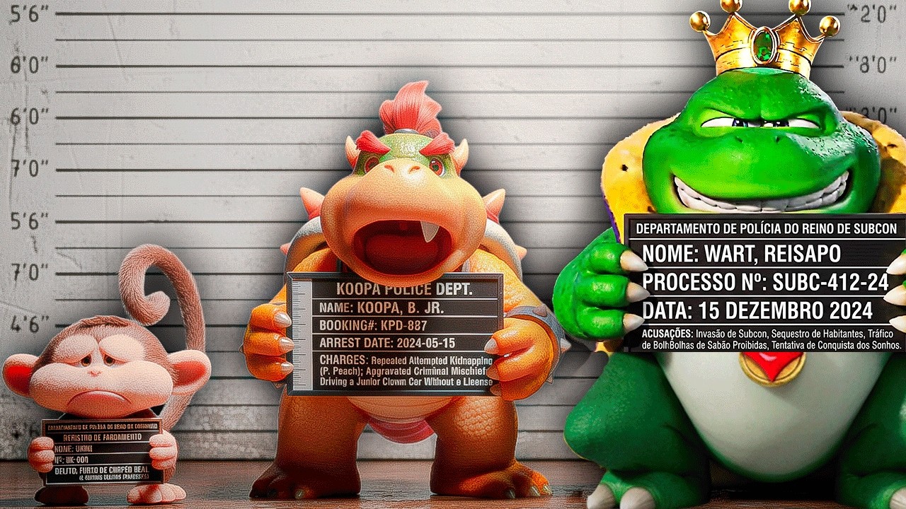 ¡Y Si Los VILLANOS De Mario Fueran ARRESTADOS Por Sus CRÍMENES! (Super Mario Galaxy)
