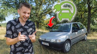 Mașină electrică la 3000 de euro! - Peugeot 106