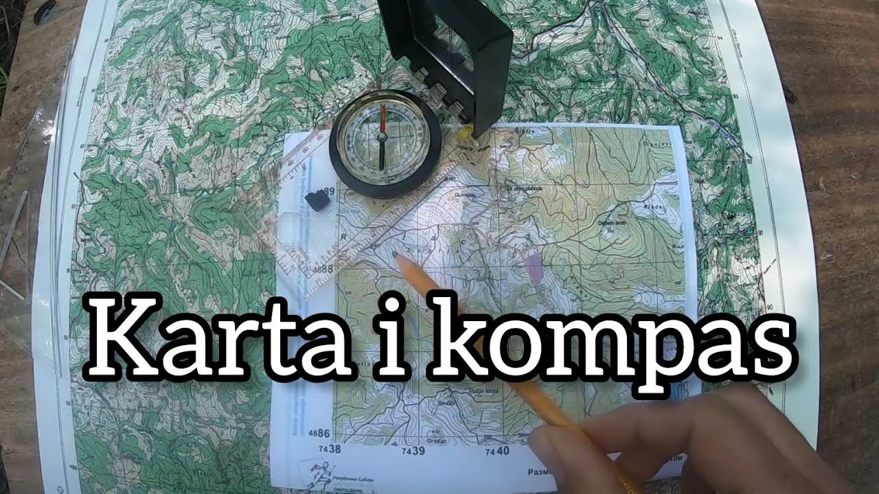 Orijentacija, 3. deo - karta i kompas