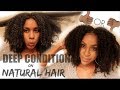 NATURAL HAIR| Deep Conditioning Kinky Curly Hair| Mielle Organics