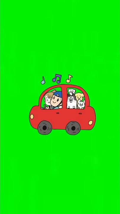 green Screen mobil jalan bernyanyi #shorts