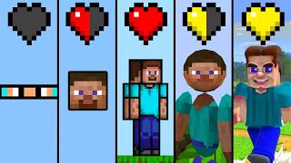 Minecraft in different dimensions and applications experiment