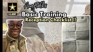Basic training | what happens at reception | ft sill basic training | reception checklist