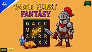Word Quest Fantasy - Full Demo Gameplay Walkthrough 4K 2160p Ultra HD screenshot 1