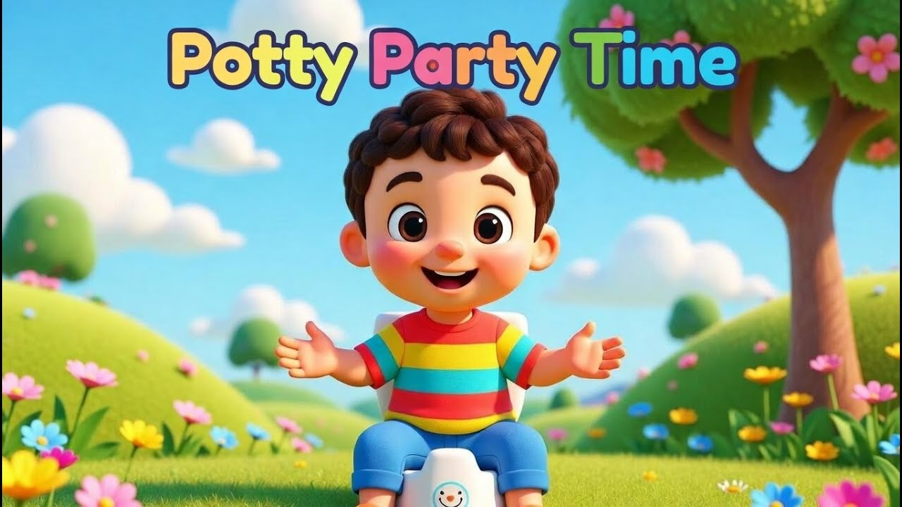 Potty Training Song, with Fun and Dance for Kids 2-4 Years Old, Potty Party Time