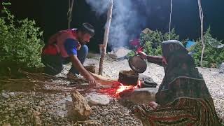 😱 How Do They Live on an Island in a Mountain River? | Nomadic Family in Zagros 🏝️🔥