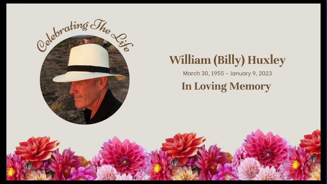 William (Billy) Huxley Funeral Service 16th January 2023 10am YouTube