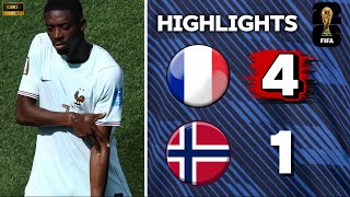 France Vs Norvège 4-1 Triplé Dousmane Dembélé Coupe Du Monde 2026 Résumé Et Buts.