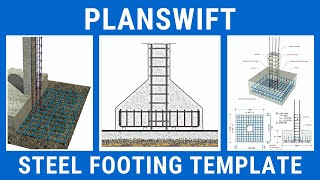 PlanSwift Template | Footing | Steel Reinforcement Calculation | Part & Assemblies | Level 2 screenshot 4