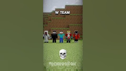 Youtuber Team Vs W Team 😱 ( Hindi ) #shorts #minecraft #minecraft #animation #herobrine #sigma