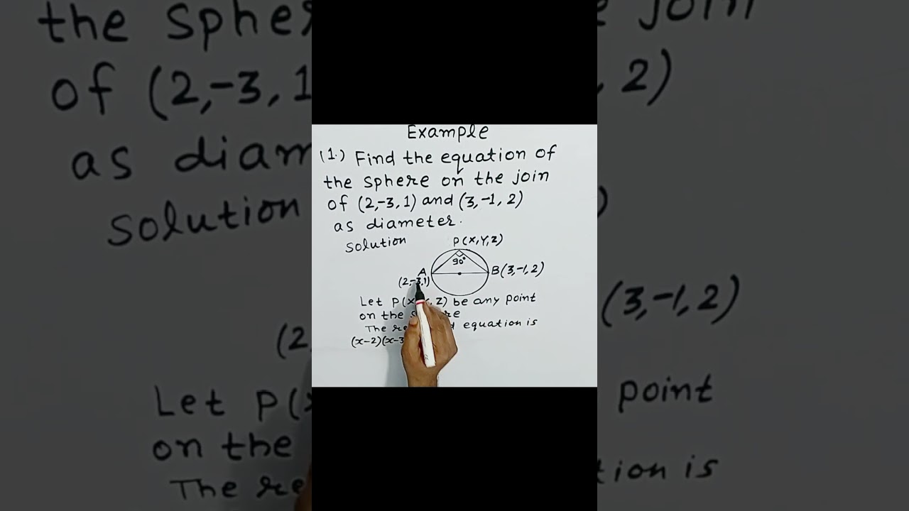 Sphere (solid geometry 3D) (degree level)