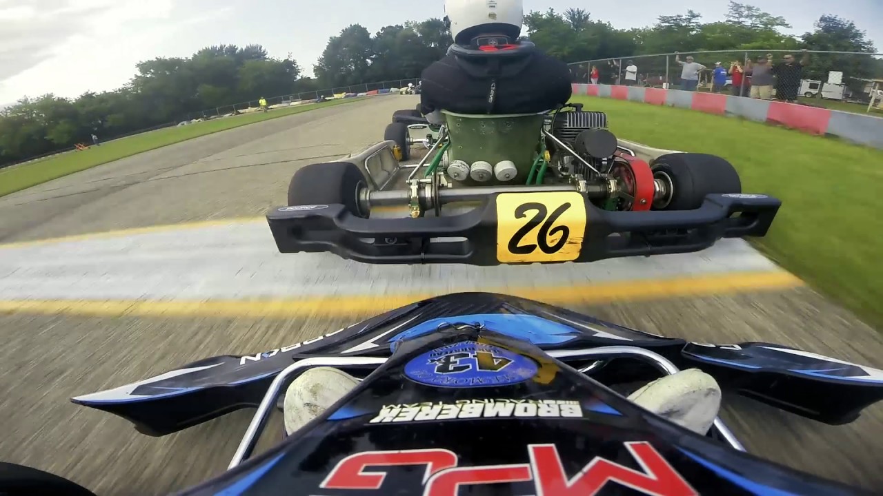 Badger Kart Club Yamaha Supercan Points Race 11 YouTube