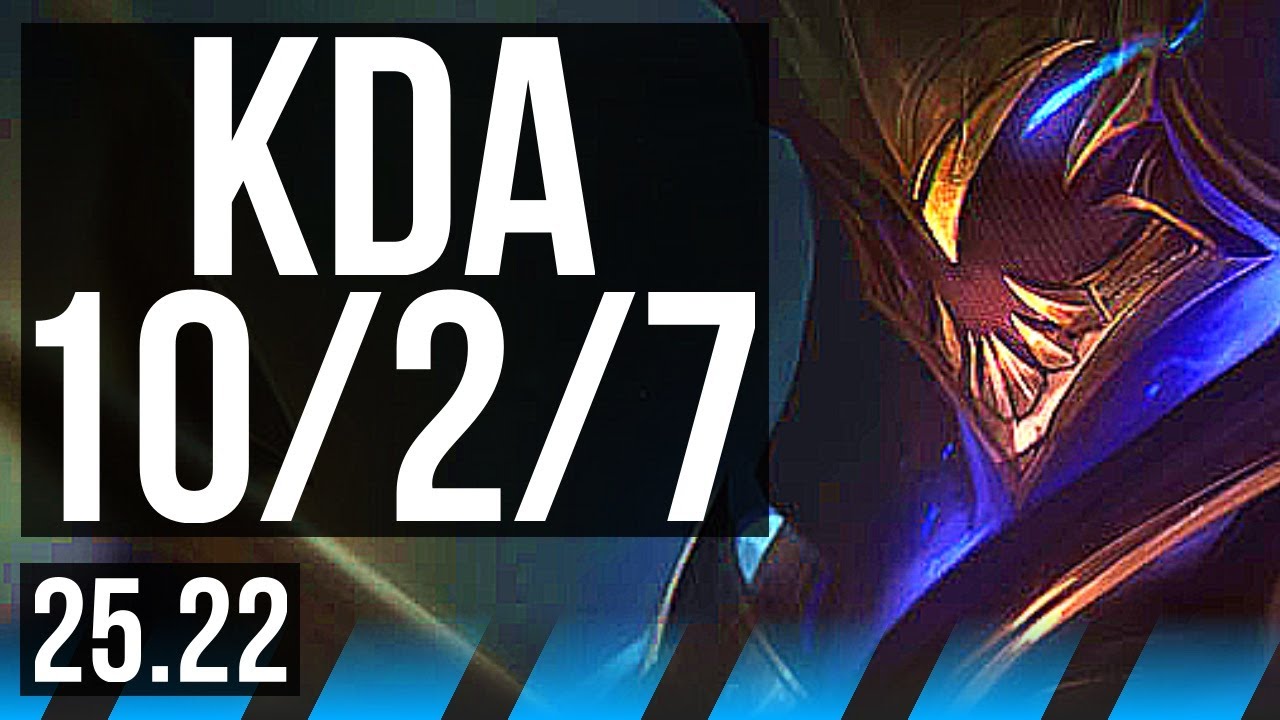 ZED vs ORIANNA (MID) | 10/2/7 | EUW Master | 25.22