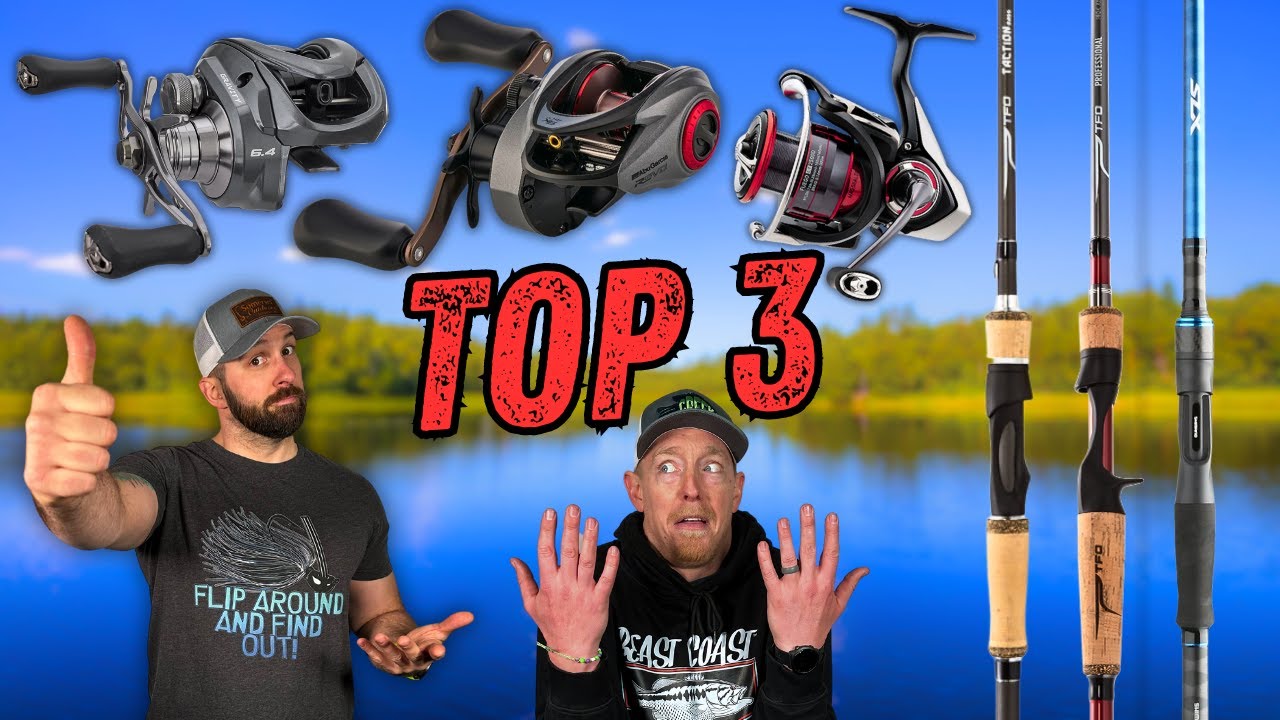 TOP 3 Rod And Reel Combos For Kayak And Bank Fishing! 