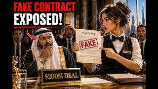 Waitress Exposed a Fake Contract in Fluent Arabic. Saving a Billionaire Sheikh From a $200M Disaster
