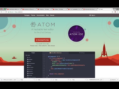 How to configure Python Flake8 in Atom Editor