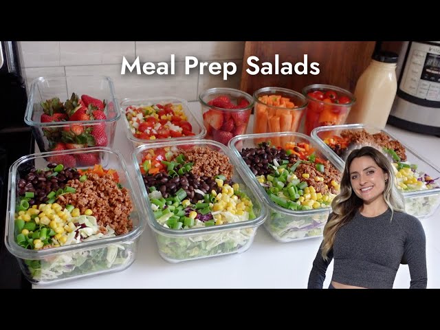 Meal Prep Salads That Will Last a Week! How to Keep Salad Fresh Longer