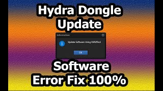 Update Software Using HUMtool error hydra tool solution screenshot 5