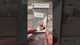 🌼☔️ So many happy, spring theme cards to be made with the Stampin Up Rainy Day Suite.