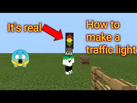 how to make traffic light in minecraft