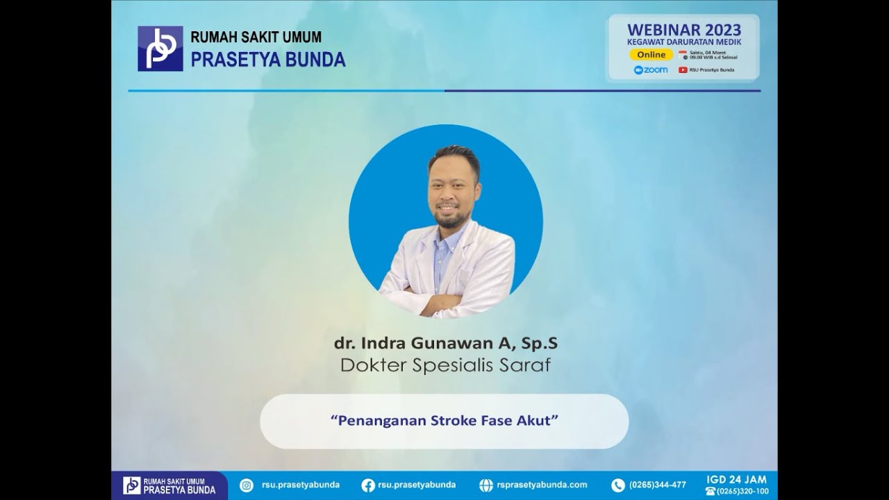 dr. Indra Gunawan A, Sp.S YouTube