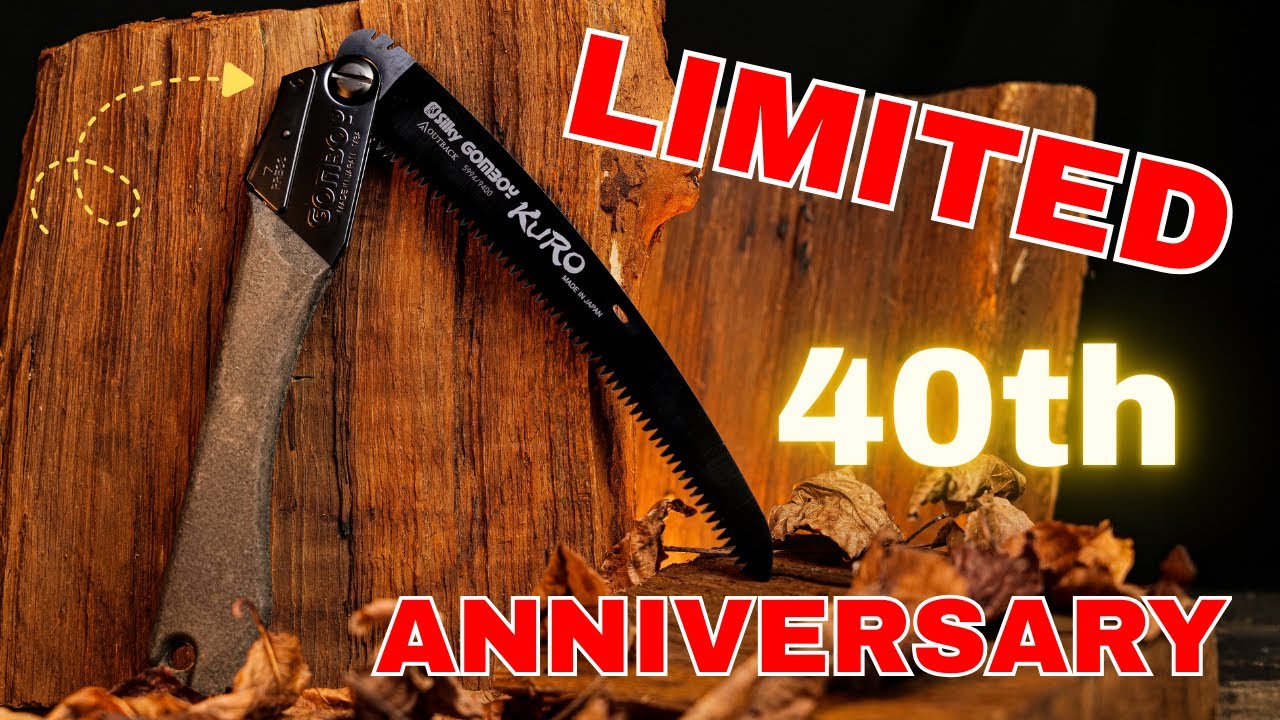 Silky Gomboy KURO 40th Anniversary Review: Limited Edition Folding Saw (Never Made Again)