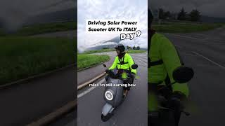 UK to Italy on a solar powered electric scooter, Day 9