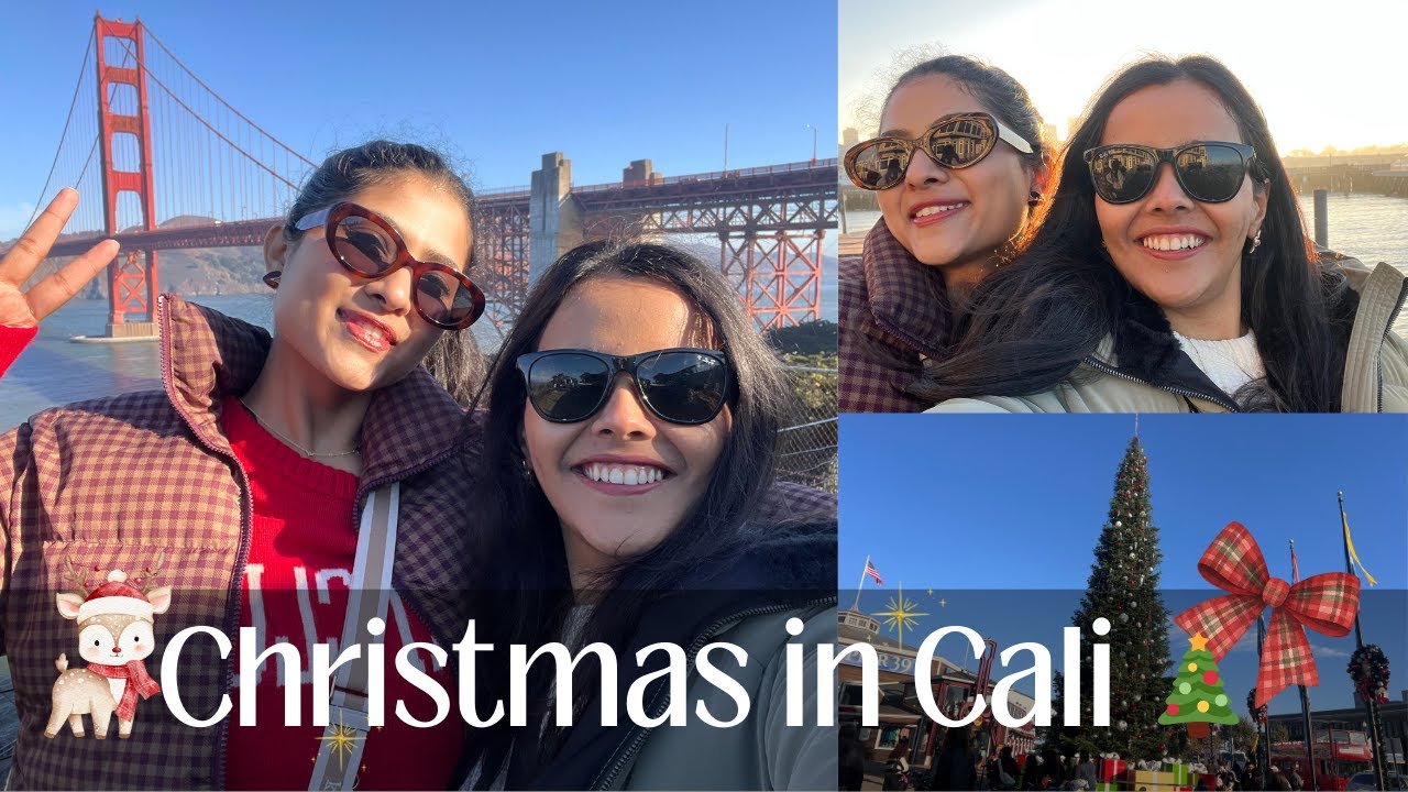San Francisco & San Jose Christmas Vlog | Golden Gate, Pier 39 & Willow Glen Lights