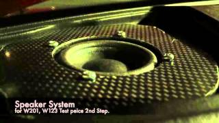 Speaker System for W201, W123. Test Piece 2nd Step.