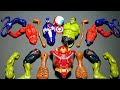AVENGERS TOYS MARVEL'S SPIDER-MAN, VENOM, SIRENHEAD, HULK SUPERHERO TOYS UNBOXING VIDEO SUPERHEROES 