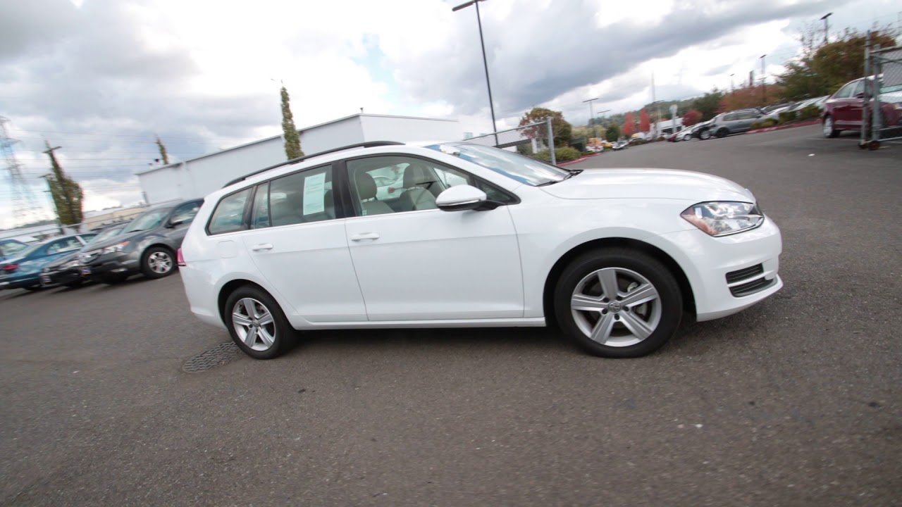 15 Volkswagen Golf Sportwagen Tdi Pure White Fm Mvi 1854 Youtube