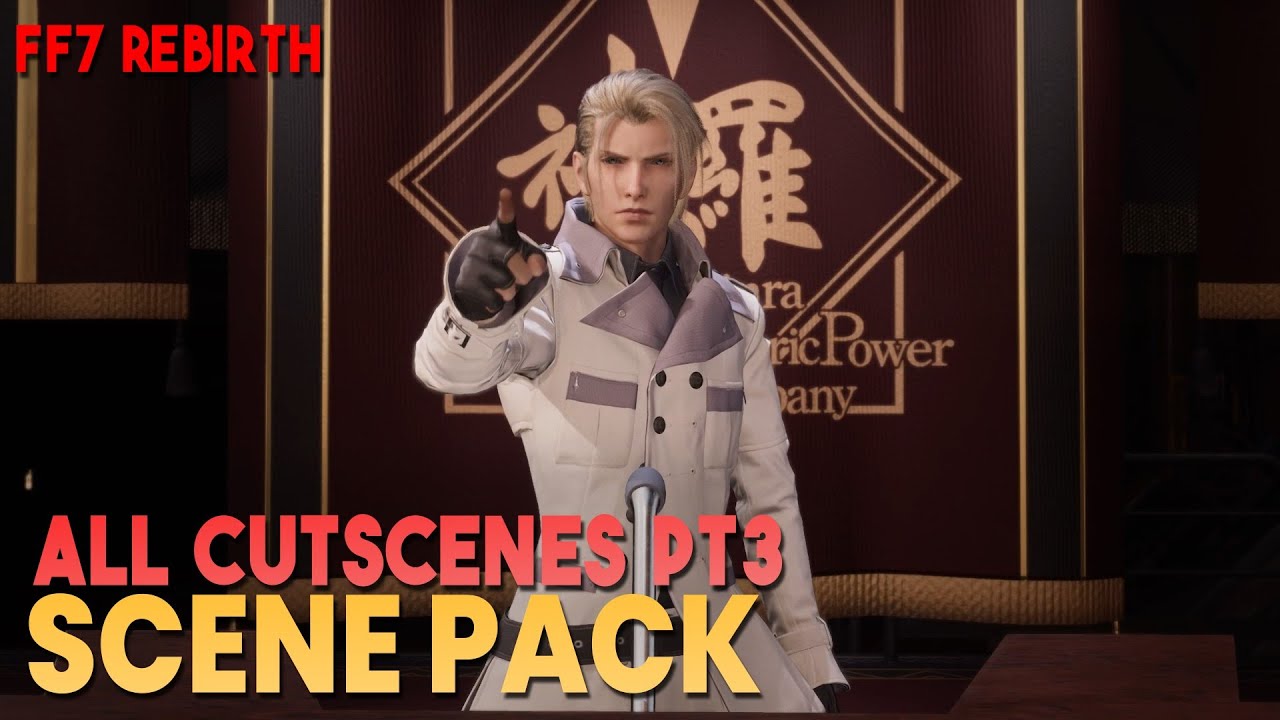Final Fantasy 7 Rebirth All Cutscenes Scene Pack || Part 3 || 1080p, 60 FPS