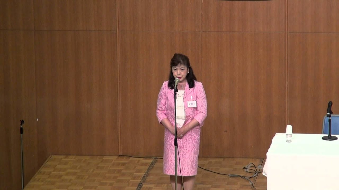 1 H26吟詠研修会兼推薦師範講習会　「山行（杜牧）」範吟：古賀千翔