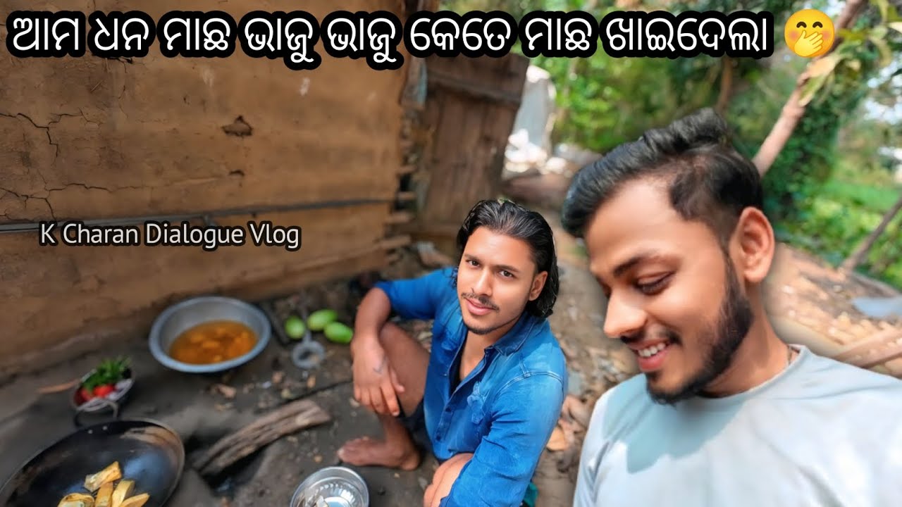 Aama Dhana Macha Bhaju Bhaju, କେତେ ମାଛ ଖାଇଦେଲା😂 || Odia Vlog || K Charan Dialogue || #vlog #odiavlog