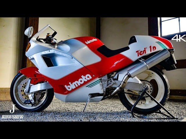 4K)Bimota TESI 1D 1991 - exhibition in the Japanese Nijyo castle