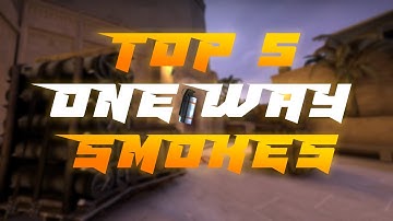 CSGO | Top 5 One Way Smokes on MIRAGE | CSGO Smokes