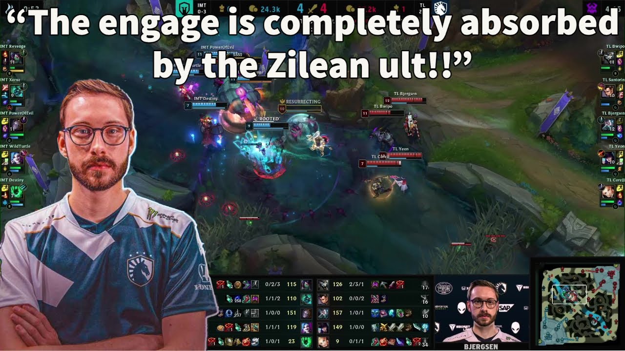 TL Bjergsen Is Back To Carrying Team Fights On Zilean!!